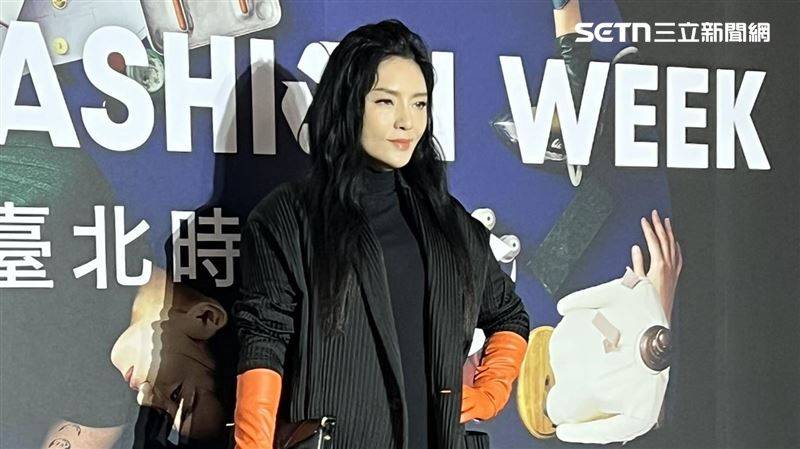 唐绮阳出席台北时装周。（图／记者郑尹翔摄影）