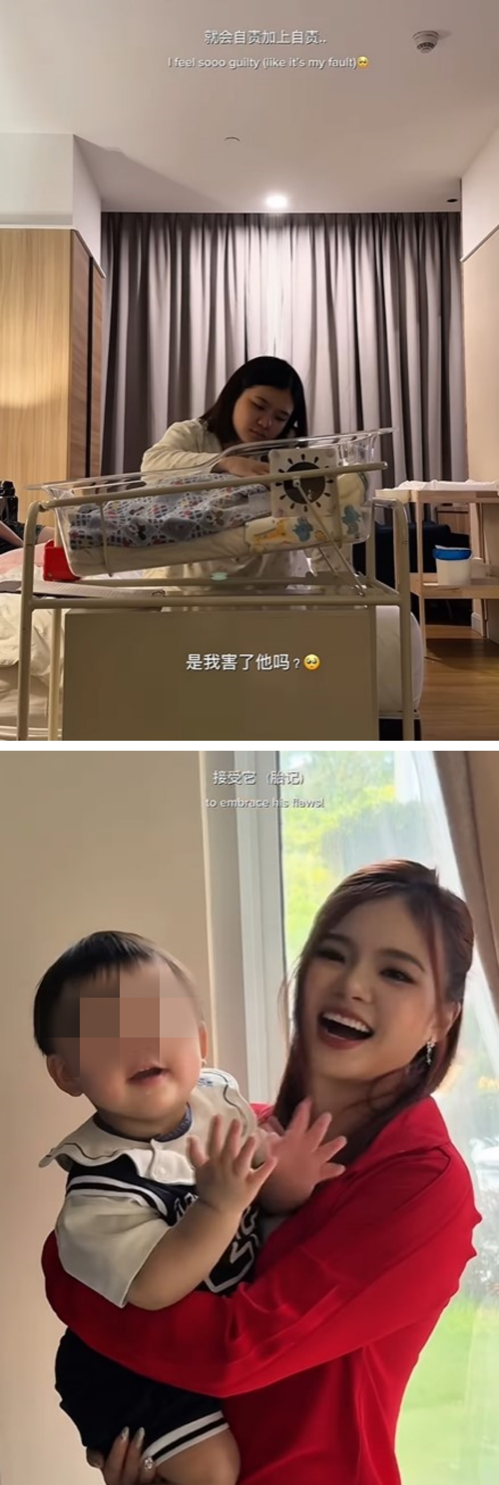 儿子脸部、全身都是胎记！JE庞琂予真诚剖白：他的不完美是我最爱的一部分 娱乐资讯 图4张