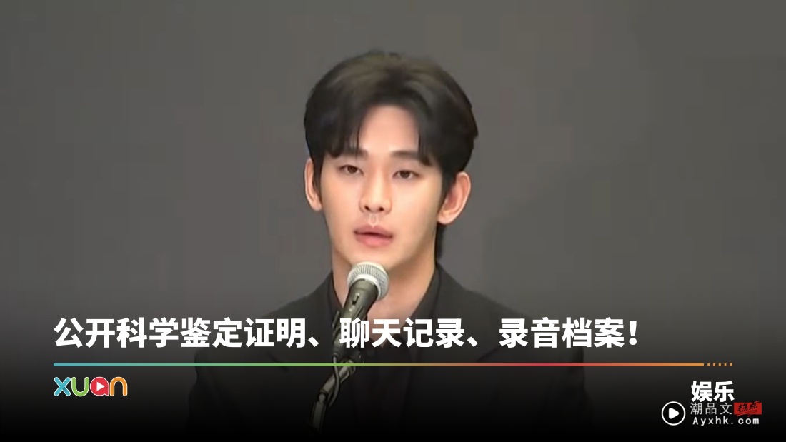 懒人包｜记者会9大看点！金秀贤崩溃大哭30分钟 否认与金赛纶未成年交往！