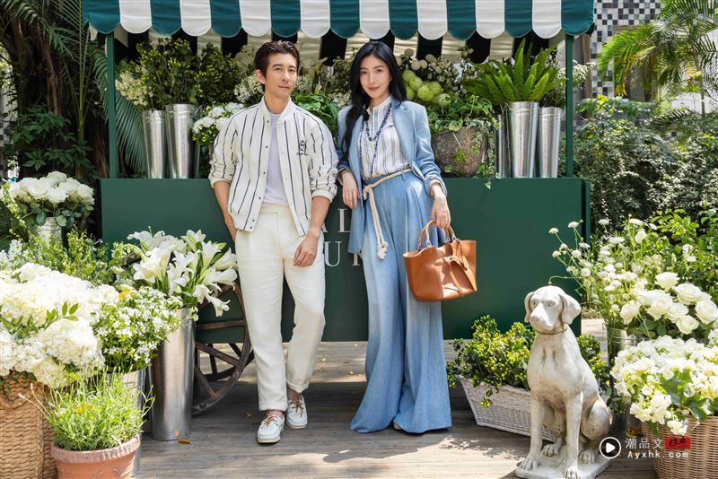 杨谨华（右）、修杰楷出席时尚活动。（图／Ralph&rsquo;s Hamptons提供）