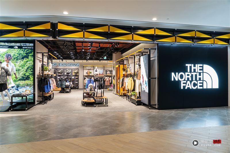 The North Face在4/25开幕的台北南港Lalaport品牌探索概念店中设置SUMMIT Zone巅峰系列商品专区。（图／品牌业者提供）