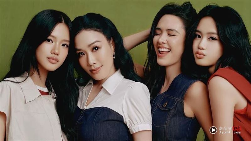 锺丽缇合体三个女儿!长超美遗传漂亮基因 大女儿曾夺选美亚军