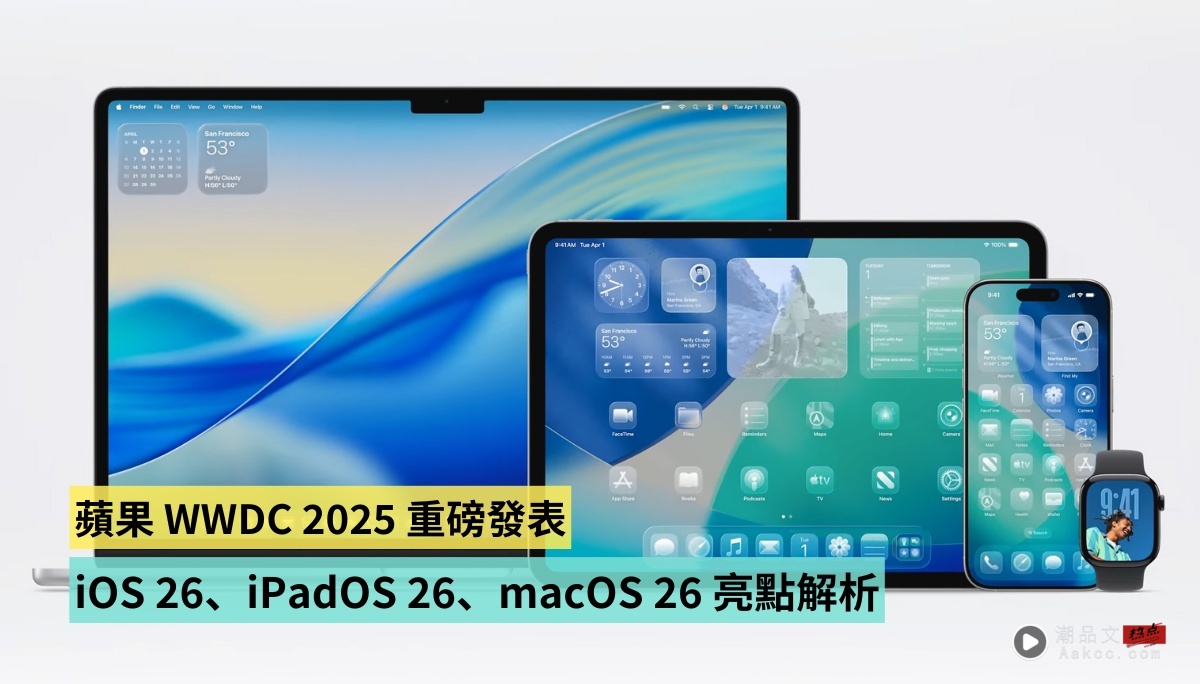 苹果 WWDC 2025 重磅发表：iOS 26、iPadOS 26、macOS 26 全面升级亮点解析