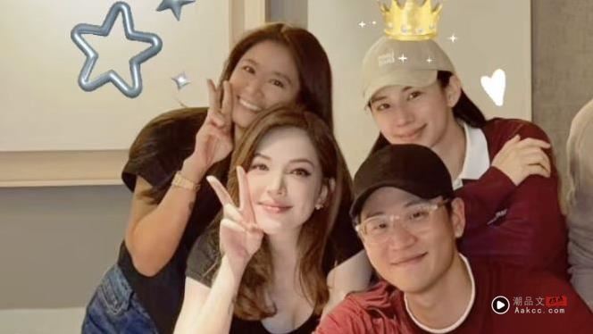 3对明星夫妻聚会!许玮甯传怀孕后同框邱泽 胸前开深U露出美胸事业线
