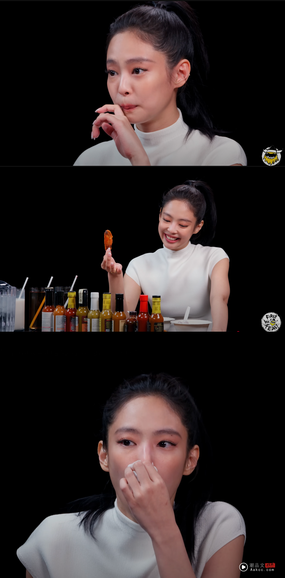 JENNIE 挑战吃辣失控崩溃！全身发抖大喊：救命啊！ 娱乐资讯 图2张