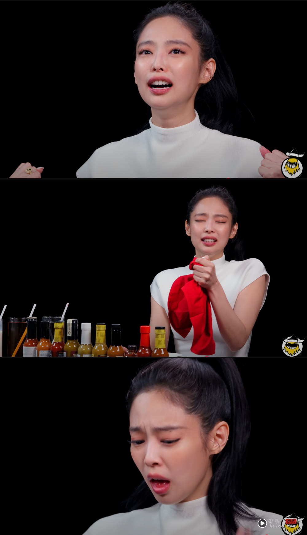 JENNIE 挑战吃辣失控崩溃！全身发抖大喊：救命啊！ 娱乐资讯 图3张