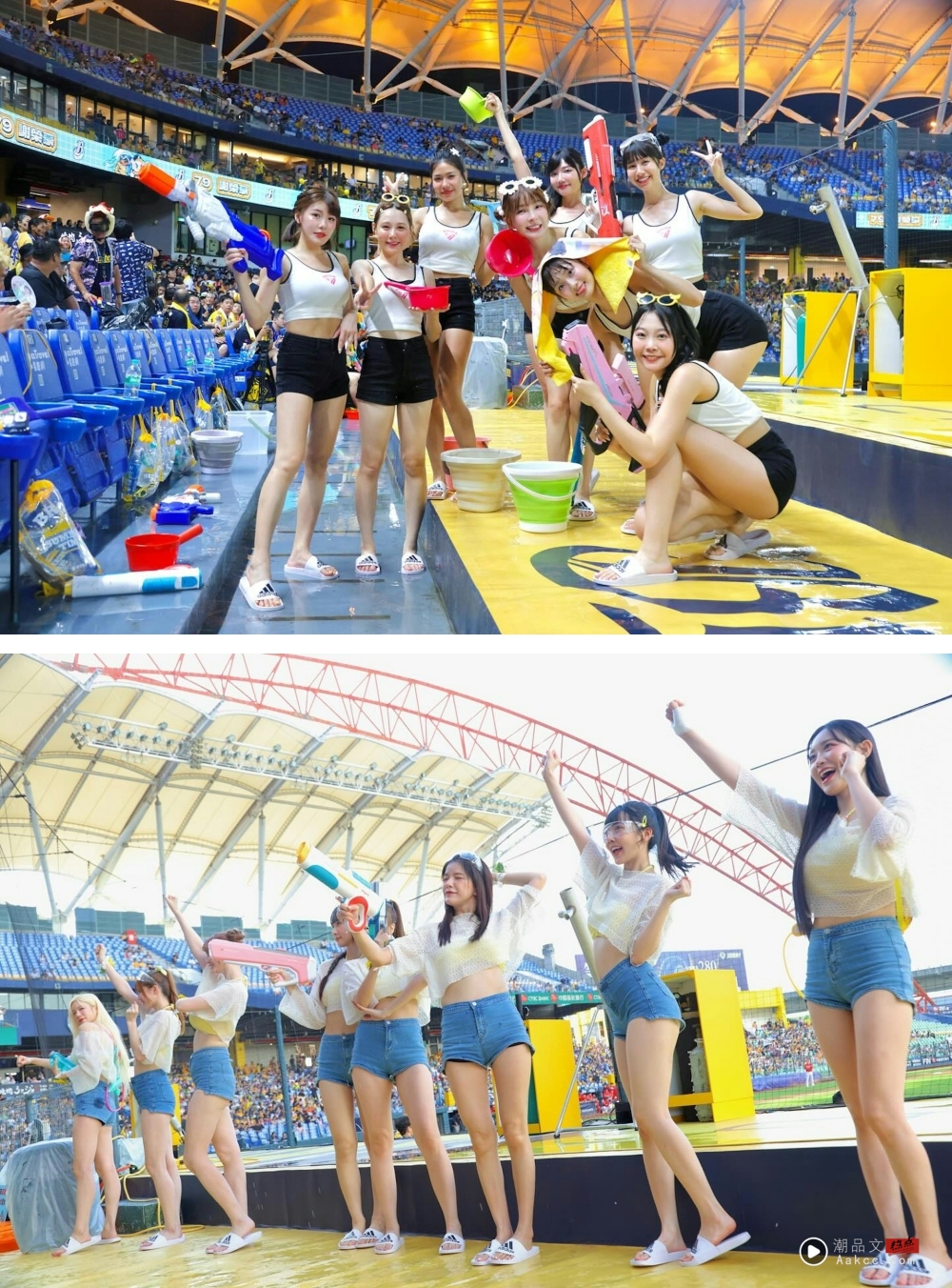 球迷失控！疑用“水枪装尿”乱射 朝啦啦队女孩眼睛喷！ 娱乐资讯 图1张
