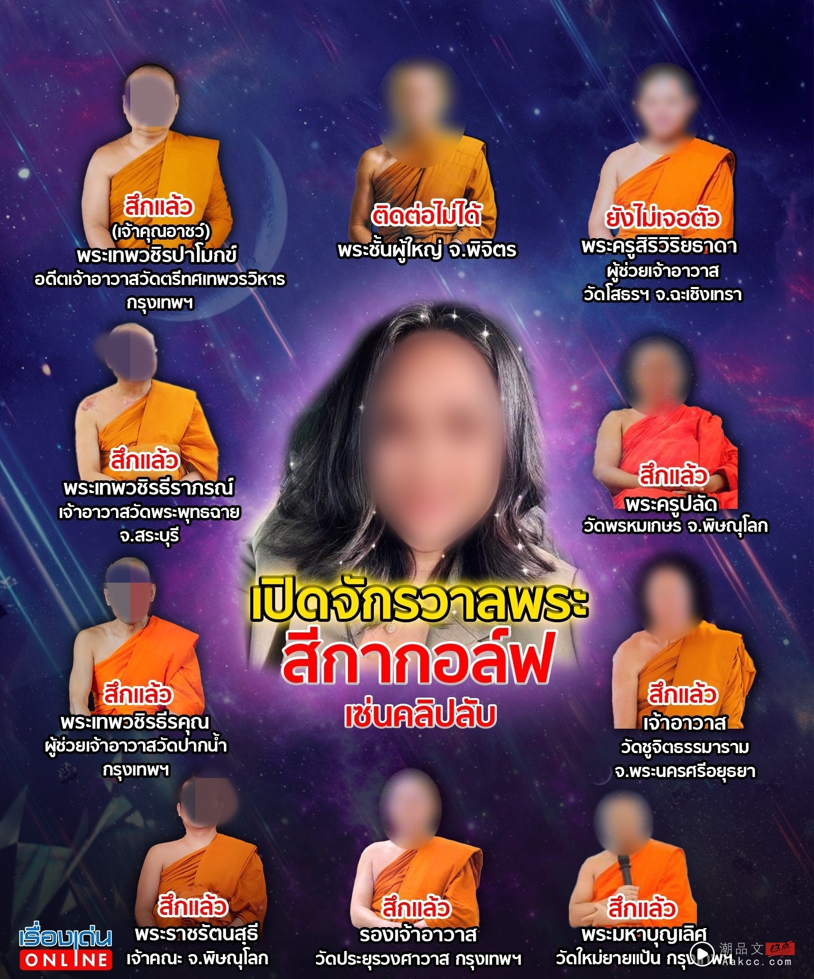 泰国女子诱骗15名高僧发生关系！偷拍5600段私密视频 反向勒索对方！ 娱乐资讯 图2张