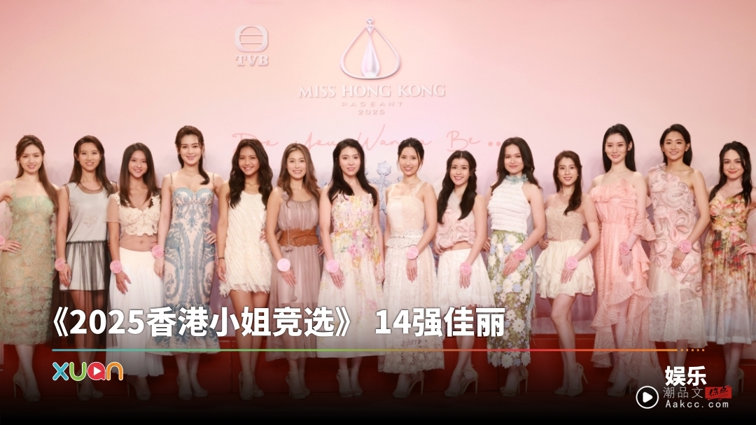 起底！《2025香港小姐》14 强佳丽