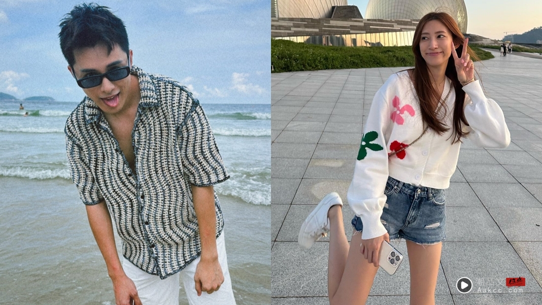 何广沛求婚成功！晒沙滩牵手照：相信一见钟情的浪漫吗？ 娱乐资讯 图1张
