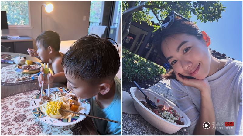 名模举家搬美国生活!认了害怕“假装坚强” 崩溃呐喊:我怎会在这里? 内容图2 潮品文-大潮社旗下实时最新热点娱乐时尚数码等新闻资讯网站! 林可彤在美国“一打二”照顾两个儿子。(图/翻摄自脸书)