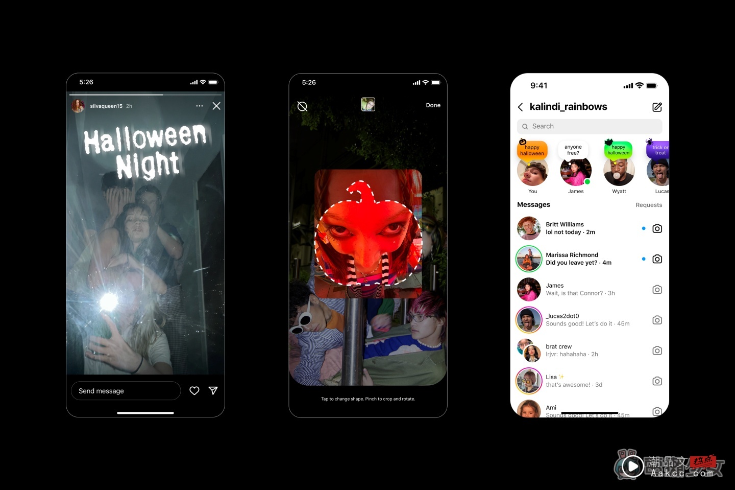Instagram 推出万圣节限定彩蛋 加入惊悚字体和南瓜裁切框 Instagram 推出万圣节限定彩蛋 加入惊悚字体和南瓜裁切框