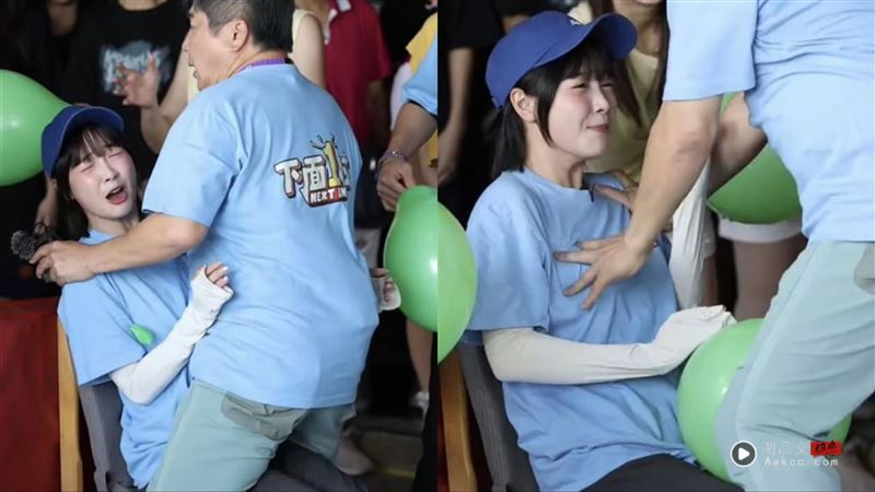 爆袭胸篮篮!胡瓜坐气球游戏被骂爆 梦多开呛酸民:没逼你们看节目 内容图3 潮品文-大潮社旗下实时最新热点娱乐时尚数码等新闻资讯网站! 胡瓜跟篮篮玩的坐气球游戏“投怀送抱”,已经是该节目招牌游戏。(图/翻摄自s8714451 Threads)