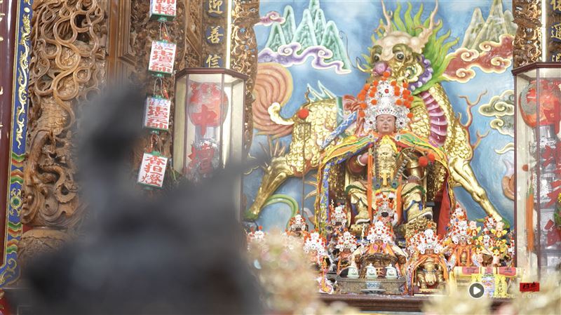 宝岛神很大/赤崁太子募兵去 中国台湾唯一先锋官暌违20年再出阵 内容图3 潮品文-大潮社旗下实时最新热点娱乐时尚数码等新闻资讯网站! (图/赤崁元圣宫中坛元帅神像。)