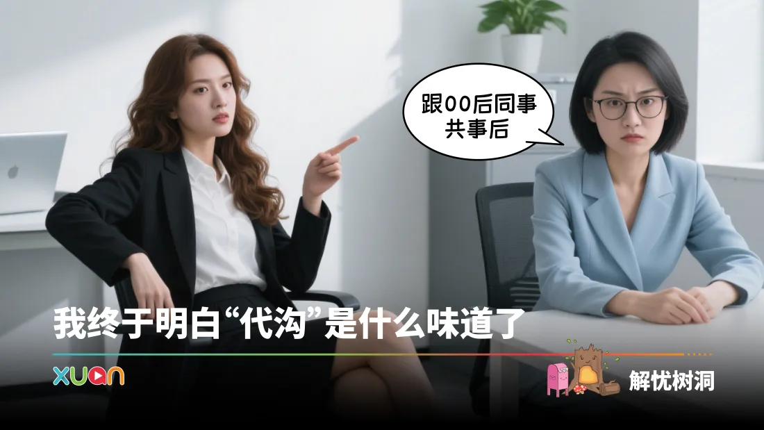 解忧树洞 | 跟00后同事共事后，我终于明白“代沟”是什么味道了