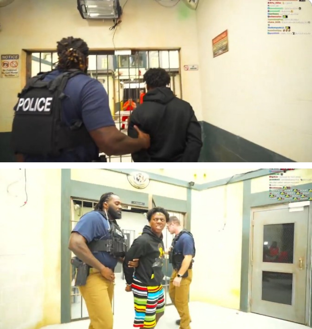 百万网红IShowSpeed被长官逮捕!塞进警车过程全直播! 内容图3 潮品文-大潮社旗下实时最新热点娱乐时尚数码等新闻资讯网站! IShowSpeed