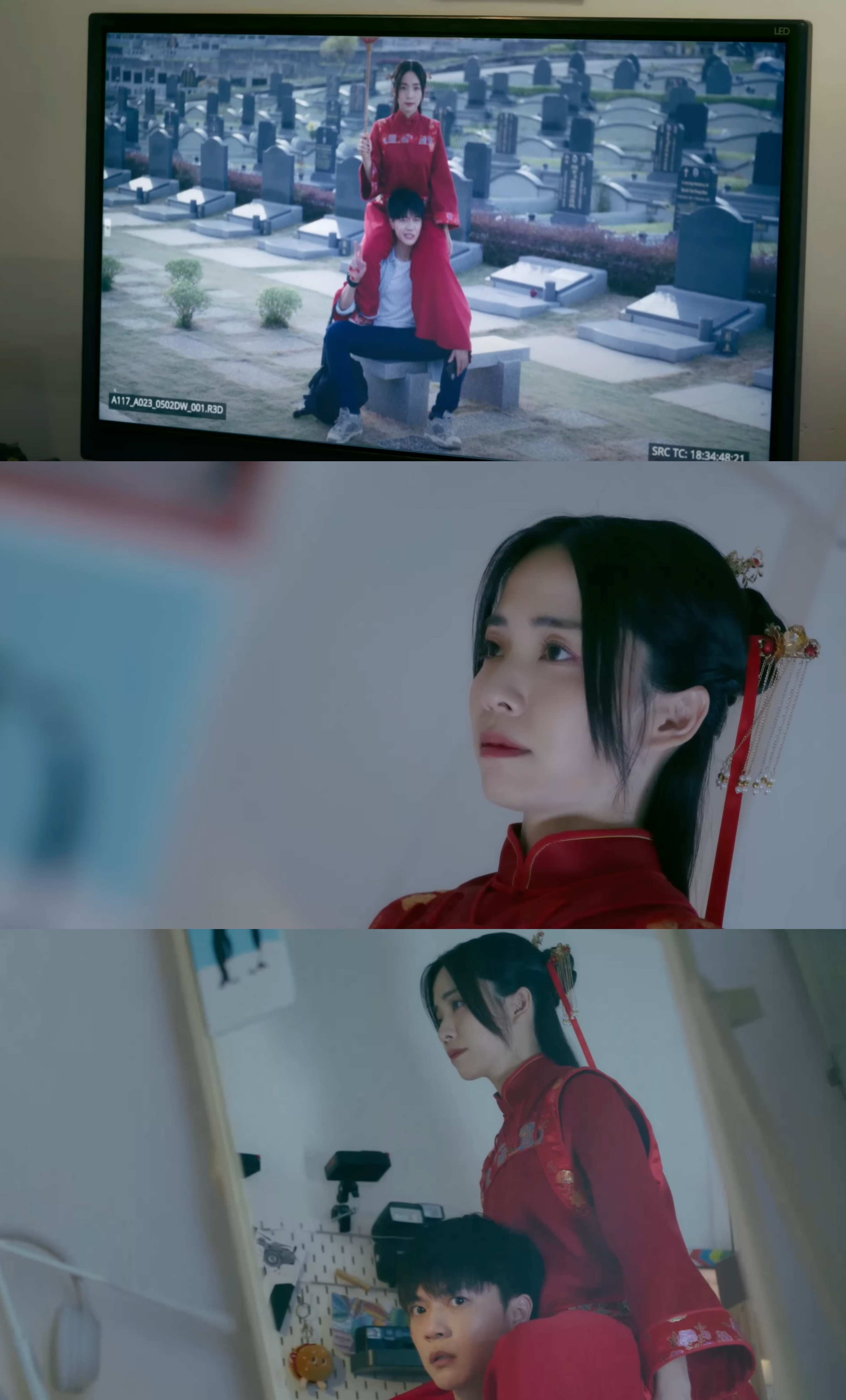 幽冥新娘 |骑上盛天俊身上!陈子颖女鬼造型美出新高度 内容图3 潮品文-大潮社旗下实时最新热点娱乐时尚数码等新闻资讯网站! 幽冥新娘