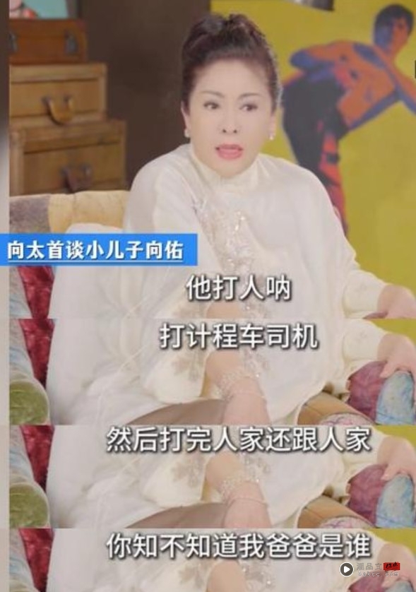 向太认慈母多败儿!儿子向佑殴打司机叫嚣 “你知不知道我爸是谁” 内容图4 潮品文-大潮社旗下实时最新热点娱乐时尚数码等新闻资讯网站! 向太