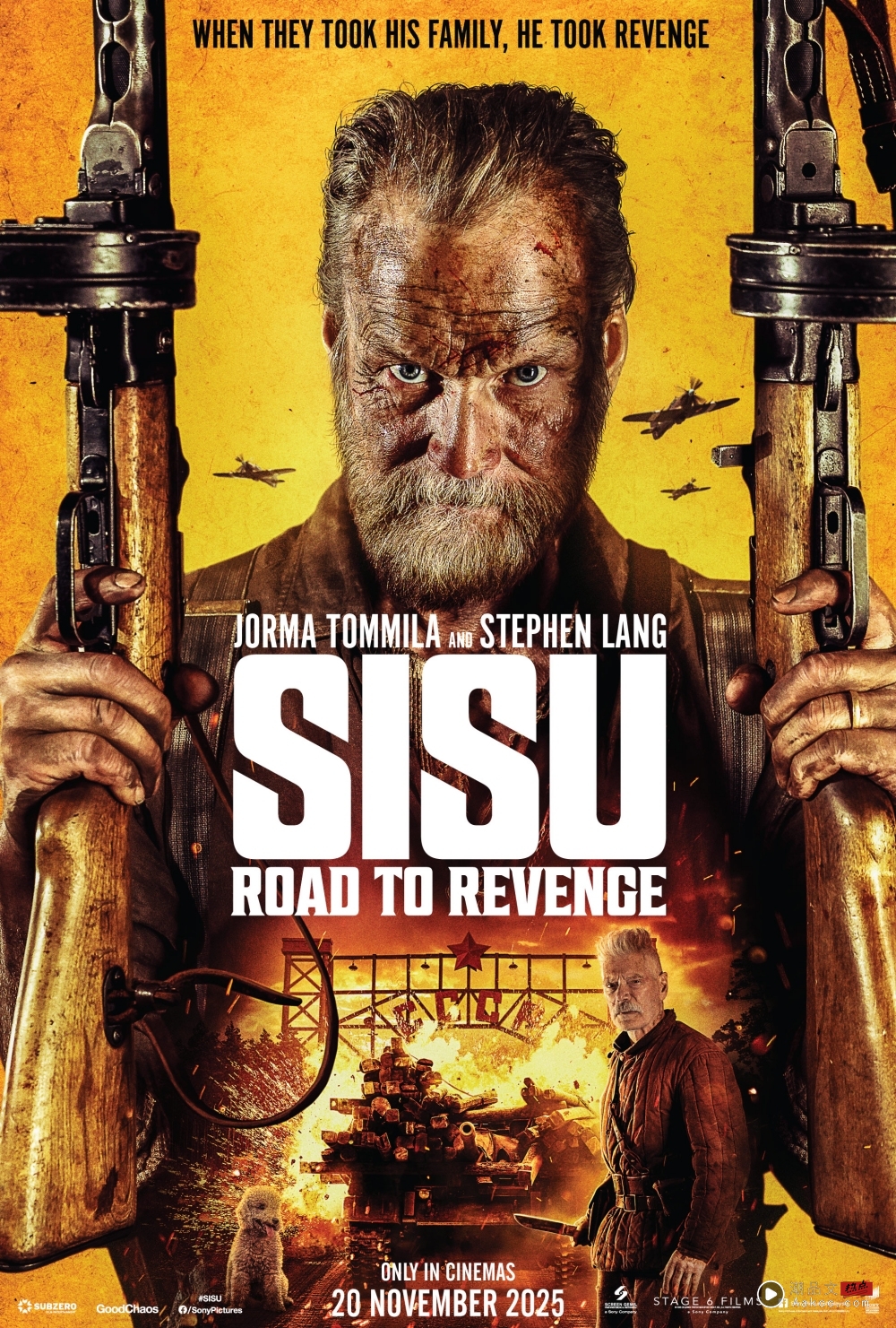 熬夜看戏|血腥程度爆表!《Sisu: Road to Revenge》剧情太疯狂 比战狼还夸张! 内容图2 潮品文-大潮社旗下实时最新热点娱乐时尚数码等新闻资讯网站! 《Sisu: Road to Revenge》影评