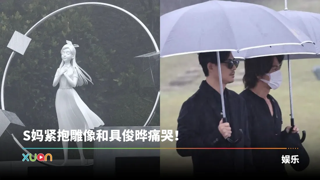 大S离世一周年 纪念雕像曝光！言承旭、周渝民低调现身