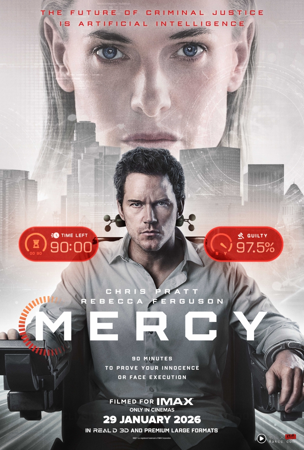 熬夜看戏|AI法官审判人类!《Mercy》打破了单一屏幕叙事 沉浸式体验探案! 内容图2 潮品文-大潮社旗下实时最新热点娱乐时尚数码等新闻资讯网站! 《Mercy》打破了单一屏幕叙事