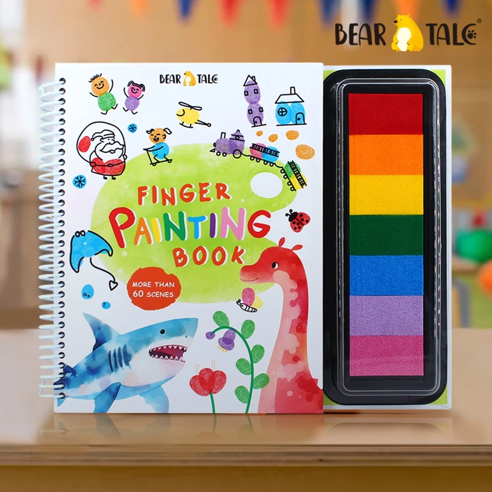 Bear Tale Finger Painting Book