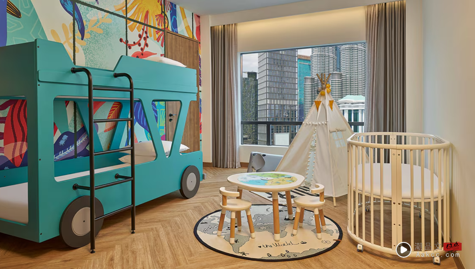 《X站睡过才说》Four Points By Sheraton KL City Center:3 天 2 夜实测 内容图4 潮品文-大潮社旗下实时最新热点娱乐时尚数码等新闻资讯网站! Four Points By Sheraton KL City Center Family Suite