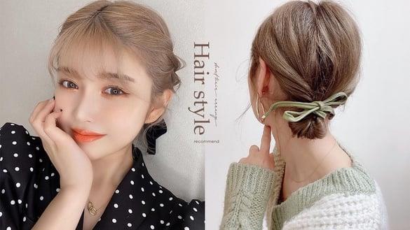 6款“短发编发”造型！低丸子头短发过渡期必备、别针编发10秒完成，发量直接翻倍
