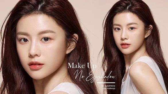 消肿泡眼妆范本！秋冬“无眼影”眼妆教学，单眼皮、内双眼妆更干净细致，韩星也在画