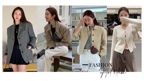 2022韩国初秋必收单品特搜！超红短皮衣、工装裤显瘦穿法必学，Jennie、张员瑛都在穿