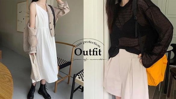 夏天怎么穿不晒黑？不闷热“防晒穿搭”指南，清爽棉麻材质、透肤上衣，时髦防晒都兼顾