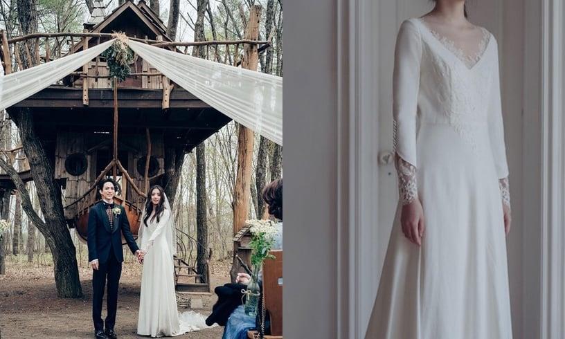 明星清新婚纱盘点!张娜拉款设计超显瘦、李孝利婚纱三千有找,原来澎澎裙已不是主流 内容图8 新潮社-实时最新热点娱乐时尚美妆等新闻资讯网站! 明星清新婚纱盘点!张娜拉款设计超显瘦、李孝利婚纱三千有找,原来澎澎裙已不是主流