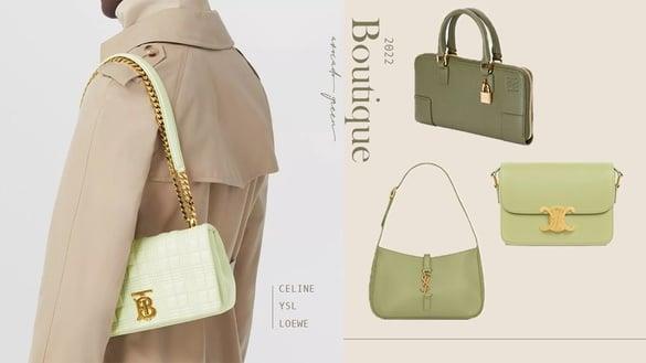 2022清爽系“酪梨绿精品包”推荐！YSL断货款换新色，BURBERRY、HERMES都绝美必收