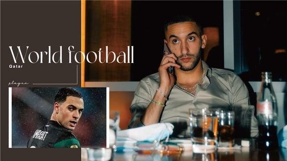 2022世足赛摩洛哥的鲜肉球员！不只加维，18岁的他也是鲜肉一枚，齐耶赫熟男、痞帅兼具