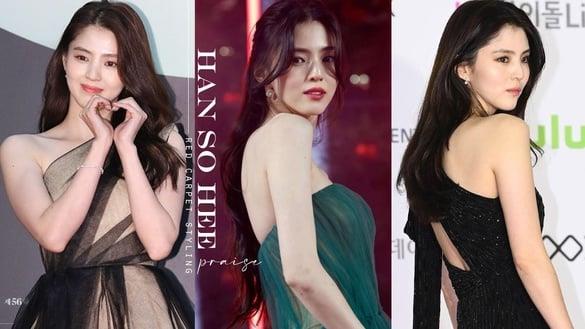 韩韶禧5套“好评红毯造型”！韩韶禧“绿色纱裙”美到像真人版公主，每次都成红毯最美