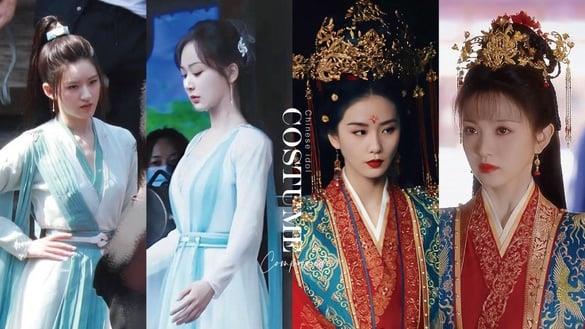 8组“古装剧撞衫”对比！田曦薇婚服撞衫刘诗诗，赵露思蓝衣撞衫杨紫，肖战&杨洋也撞过