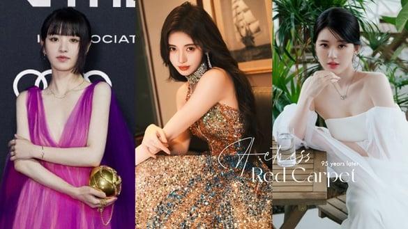 电视剧95后女星“红毯表现”PK！白鹿、鞠婧祎很会穿，田曦薇发挥不稳，赵露思网评最两极