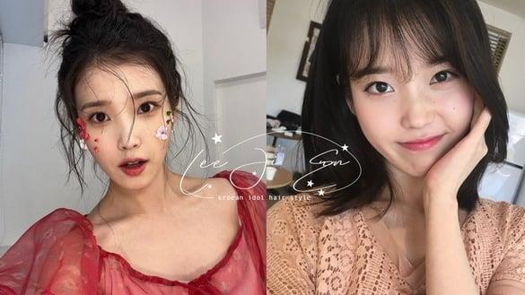 国民妹妹IU“初恋感发型”范本推荐：胎毛浏海修饰宽额头、原生发色化身男神收割机！