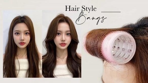 韩系浏海整理技巧！发卷分层卷是重点，发根更蓬松持久、分线空洞消失，S型卷度超显瘦