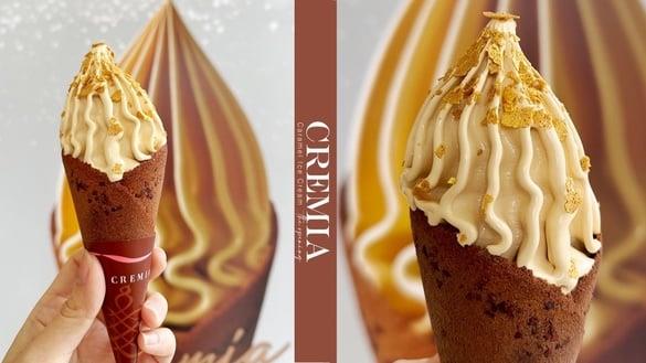 冰淇淋控开吃！人气CREMIA过年限定“焦糖脆脆”，焦糖冰淇淋+黄金脆片打造多层次口感