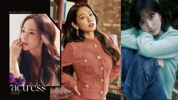 日网票选2023“韩国30代人气女演员”TOP10！李圣经第十，朴恩斌第六输朴敏英