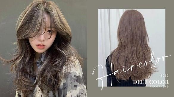 2023混血感深发色推荐！焦糖暖棕、烟熏灰棕超显白，拿铁米棕不用漂、这款更是仙女色
