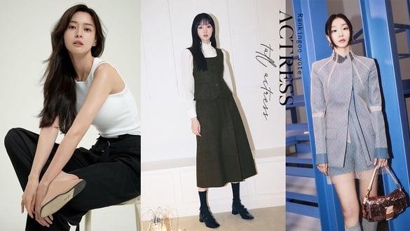 日网票选2023“韩国170公分以上气质出众女演员”TOP10！韩孝周第八、第一名是韩剧女王