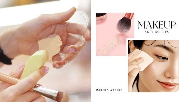 忽冷忽热化妆师“混合定妆”技巧必学！内湿外干是重点，底妆更细致、上脸服贴持久