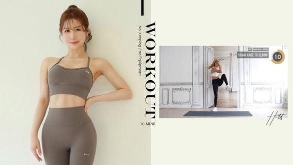 10分钟全身甩肉！怕梅拉“10分钟燃脂”运动，全程无跑跳，马甲线浮出、7天就有感