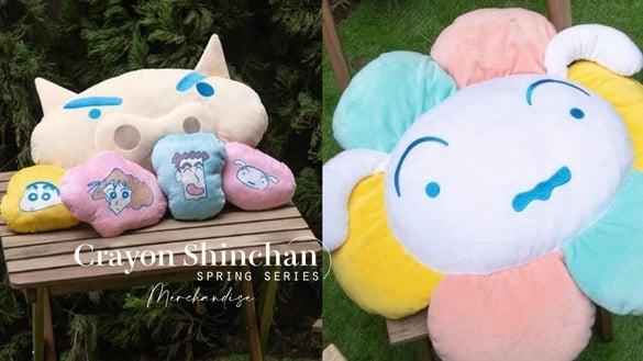 蜡笔小新迷必收！“蜡笔小新春天系列”登场，花花小白坐垫、肥嘟嘟佐卫门抱枕太可爱