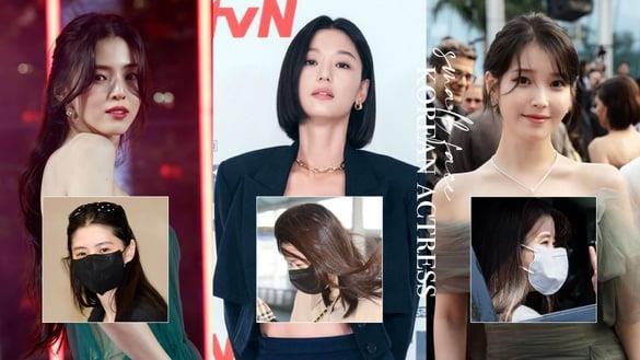 全智贤脸太小被口罩淹没！“脸超小”韩星，韩韶禧脸跟小孩一样大，她脸小到演小学生