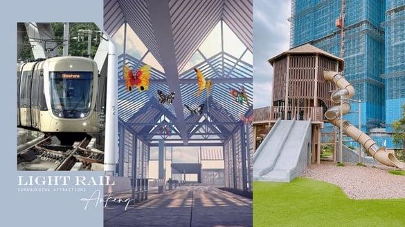 轻轨启航！安坑轻轨周围景点推荐：老宅咖啡厅、两层楼高溜滑梯，站内装置艺术也超好拍