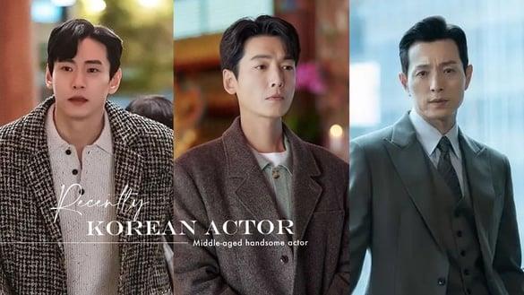近期韩剧中年帅叔当道！郑敬淏竟然40了，刘台午魅力不输郑星一，他同框车银优毫不逊色
