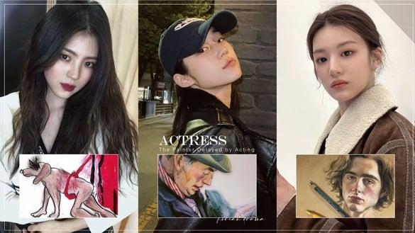 被演戏耽误的画家韩星！卢允瑞想当美术老师，韩韶禧亲画剧中画作，韩剧女王也斜杠画家